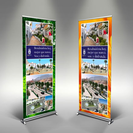 Diseño de Rollups para Ayto. de Benalmádena en Fitur