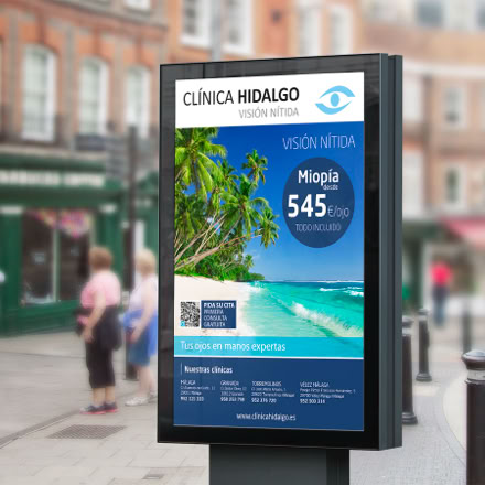 Diseño de cartel para Mupis en centros comerciales